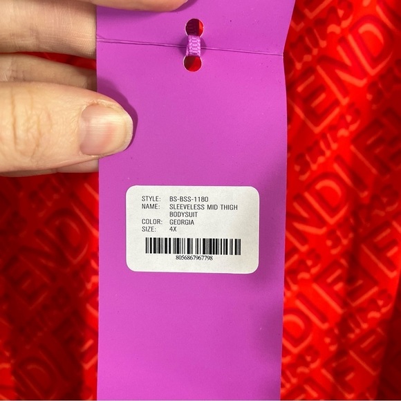 FENDI x SKIMS Sleeveless Mid Thigh Bodysuit Romper in Georgia - Picture 12 of 15